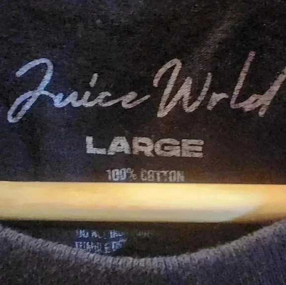 Juice World T Shirt Size Large Black Legends Never Die 999 Club Rap Tee … - Picture 4 of 4